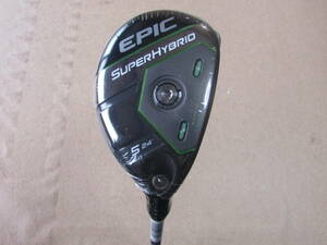 EPIC SUPER HYBRID 5H(24°)Diamana 55 for Callaway(SR)エピック スーパーハイブリッド HC,レンチ付き 日本仕様