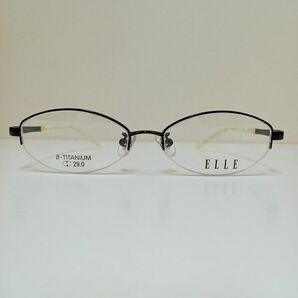ELLE EL25974E C-BK　メガネ　フレーム　度付き対応可能　