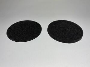 送料無料 新品 トップパッド リペア用 セット 厚さ5mm 厚さ10mm 直径120mm 円形 ブラック 黒 スポンジ ビンテージ ヘルメット BELL BUCO