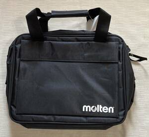 スポーツバック ショルダーバック モルテン/molten MDB 幅広で使いやすい ブラック色 35×27×28 4.800円品 ♪♪未使用品