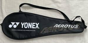 バトミントン ラケットカバー YONEX/ヨネックス AEROTUS 23×68.5cm 白文字黒色 フルカバー\\\\未使用品