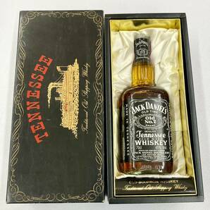 〈N639〉 古酒 テネシーウイスキー サワーマッシュ ジャックダニエル Old NO.7 旧ボトル 700ml 45度 未開栓 箱付 ヴィンテージの画像1