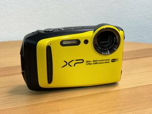 【美品】富士フイルム FinePix XP120 デジタルカメラ 本体/バッテリー 黄色