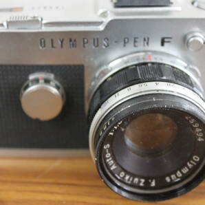 〇中古品 保管品 簡易動作確認済 OLYMPUS PEN-FV ペンFV フィルム一眼レフカメラ F.Zuiko Auto-S 1:1.8 f=38mm レンズ付き/激安1円スタートの画像2