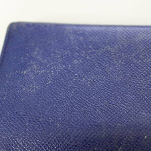 〇中古品 保管品 BVLGARI ブルガリ 長財布 ブルー 財布/激安1円スタートの画像6