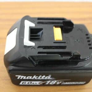 〇中古品 保管品 動作確認済 makita マキタ 18V 6.0Ah バッテリー 工具 BL1860B/激安1円スタートの画像5