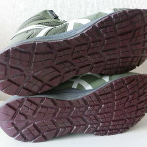 中古品 保管品 asics アシックス 安全靴 作業靴 ウィンジョブ WINJOB CP214 TS BOA 1271A056 27.5cm グリーン×ホワイト/激安1円スタートの画像8