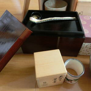 中古品 保管品 茶道具まとめ 茶道具セット 茶器 茶杓 抹茶茶碗 陶器/激安1円スタートの画像7
