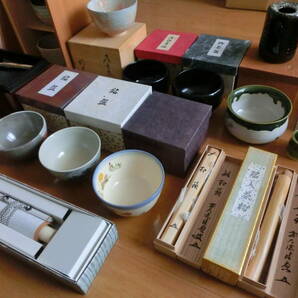 中古品 保管品 茶道具まとめ 茶道具セット 茶器 茶杓 抹茶茶碗 陶器/激安1円スタートの画像10