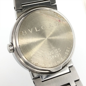 ブルガリ BVLGARI BB26SS 腕時計 ブラック文字盤 ブルガリブルガリ 稼働品の画像8