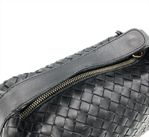 ボッテガヴェネタ BOTTEGA VENETA イントレチャート ハンドバッグ レザー_画像6