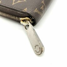 ルイヴィトン LOUIS VUITTON ジッピー・ウォレット 長財布 M42616 ブラウン ゴールド金具 CA2103_画像4