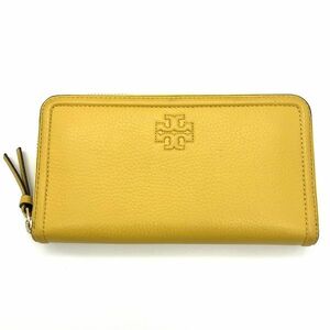 トリーバーチ Tory Burch 長財布 イエロー ゴールド金具