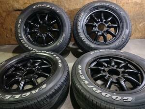 【美品】ファブレス　BARONE　１６．６．５J　ハイエース　GOODYEAR　EAGLE1　NASCAR　２１５/６５R１６　２０２０年