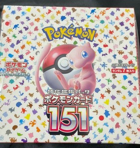 新品未開封　シュリンク付　ポケモンカード　ポケカ　151　BOX　ボックス　即決