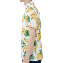 ★送料無料・未使用★Loudmouth ラウドマウス ストレッチゴルフポロシャツ Bananas-White　バナナホワイト M 定価約12,100円_画像4