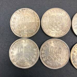【コレクター放出品 画像確認】1964年五輪 東京オリンピック 1000円銀貨 6枚の画像2