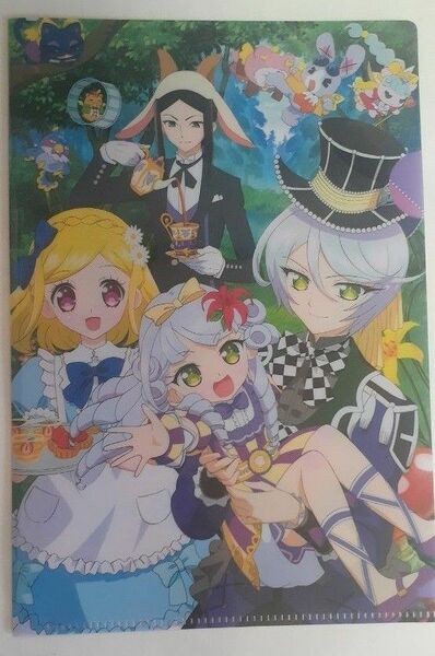 プリパラ クリアファイル 紫京院ひびき 緑風ふわり A5クリアファイル Animage2016年7月号付録 イラスト 美少女