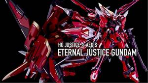 Art hand Auction HG 1/144 Eternal Justice Gundam Originalmischung, vollständig bemaltes Fertigprodukt, Charakter, gundam, Fertiges Produkt