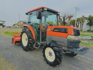 美品★クボタ Tractor KL33 ★33馬力★4WD ★780hours ★Power steering ★ 逆転 ★自動水平★エヤコンキャビン★クボタGenuineロータリーRL7Kincluded