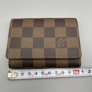 1円 〜LOUIS VUITTON ルイヴィトン N62920 ダミエ アンヴェロップ カルト ドゥ ヴィジット カードケース 名刺入れの画像1