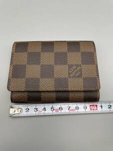 1円 〜LOUIS VUITTON ルイヴィトン N62920 ダミエ アンヴェロップ カルト ドゥ ヴィジット カードケース 名刺入れ