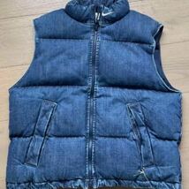 M 送料込み Supreme Nike Denim Puffer Vest シュプリーム ナイキ デニムパファーベスト_画像2