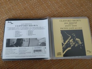 ソフトケースCD　同封可能：CLIFFORD BROWN JAZZ IMMORTAL FEATURING ZOOT SIMS クリフォード・ブラウン