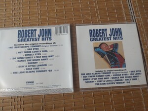 ROBERT JOHN ロバート・ジョン　（GREATEST HITS） ソフトケース入りCD ★同封可能