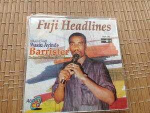 WASIU AYINDE BARRISTER/Fuji Headlines★Fuji★ナイジェリア盤★同封可能