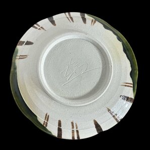 【FU10】織部焼 大皿 取り皿 盛り皿 飾り皿 平皿 和食器 骨董品の画像4