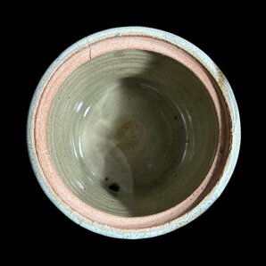 【FU10】水差し 灰釉 茶器 茶道具 水指 ピッチャー 陶器 骨董品 アンティークの画像6
