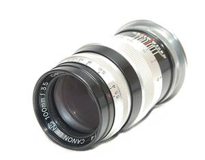 ◆生産数激少!!◆CANON キャノン LENS 100mm F3.5 L39マウント Leica ライカ Lマウント 銀色 シルバーブラック 黒色★激レア!!★