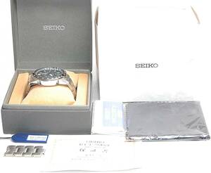 ◆コスパ最強!!◆SEIKO セイコー SSB031P1 海外モデル Chronograph クロノグラフ クォーツ時計 100m防水 メンズ 腕時計★元箱＋付属品付き!