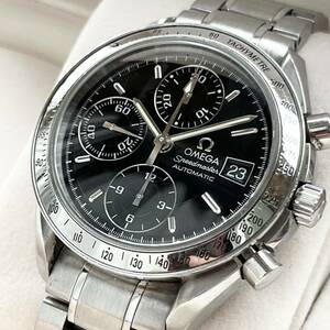 1 ¥~■Omega Speedmaster Date■Хронограф с автоподзаводом, черный 3513.50 Модель Kimtaku