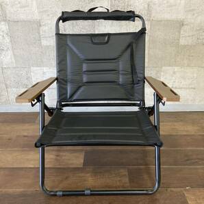 美品 アッソブ ローバー チェア AS2OV RECLINING LOW ROVER CHAIR リクライニング ブラック イス キャンプ アウトドア tmc02054395の画像1