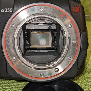 【美品】ソニー SONY α350 デジタル一眼レフカメラ SAL18200ズームレンズセット DSLR-A350 APS-C 手ぶれ補正 CCD 日本製 の画像5