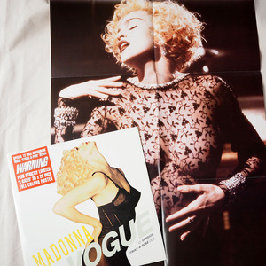 ◆ 限定ポスター付き Madonna マドンナ / Vogue 1990年 12インチシングル 送料無料 ◆