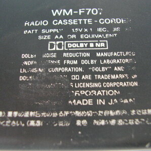 ☆ソニー SONY WM-F707 WALKMAN ウォークマン ポータブルカセットプレーヤーの画像6