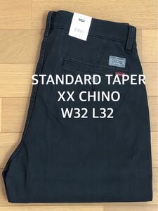 Levi's XX CHINO STANDARD TAPER MINERAL BLACK W32 L32