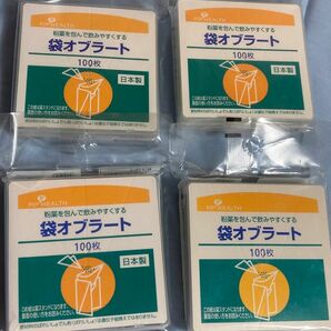 日本製　袋オブラート　100枚入り　　　4箱　ピップ　株式会社