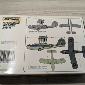 【F543】【未組立】 1/72 Matchbox PK-105 Supermarine Walrus マッチボックス スーパーマリン ウォーラス プラモデルの画像5