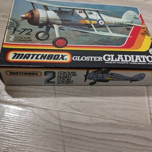 【F547】【未組立】MATCHBOX マッチボックス GLOSTER GLADLATOR PK-8 1/72 プラモデルの画像2