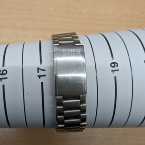 【c428】【稼働品】 セイコー5 ファイブ メンズ 自動巻き 腕時計 チェック柄 白文字盤 SEIKO 5 AUTOMATIC 7S26-0480 デイテイトの画像7