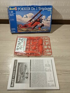 【F664】【未組立】 Revell レベル 04682 1/48 FOKKER Dr.I Triplane