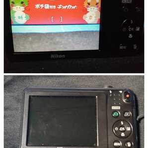 NIKON COOLPIX S3700+MH-66 コンパクトデジタルカメラ ブラック バッテリー＆充電器●動作品/ ニコン デジカメ クールピクスの画像10