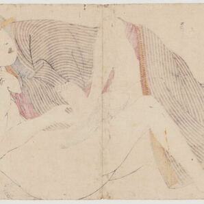 hana_desu15 真作 喜多川歌麿 春画 本物 浮世絵 江戸時代 木版画 錦絵 shunga utamaro ukiyoeの画像5