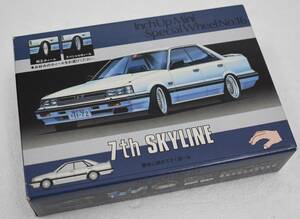 フジミプラモデル 7th SKYLINE GT 1:48 scale Inchi Mini Special Wheel 未組立 