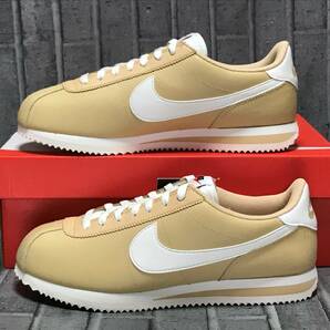 【新品】メンズ27～27.5cm★NIKE W CORTEZ（ナイキ コルテッツ）★天然皮革★ベージュ系カラーの画像2