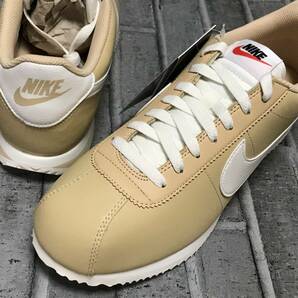 【新品】メンズ27～27.5cm★NIKE W CORTEZ（ナイキ コルテッツ）★天然皮革★ベージュ系カラーの画像4